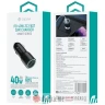 Devia car charger Smart 40W PD 2x USB-C black (ženski) в Черногории