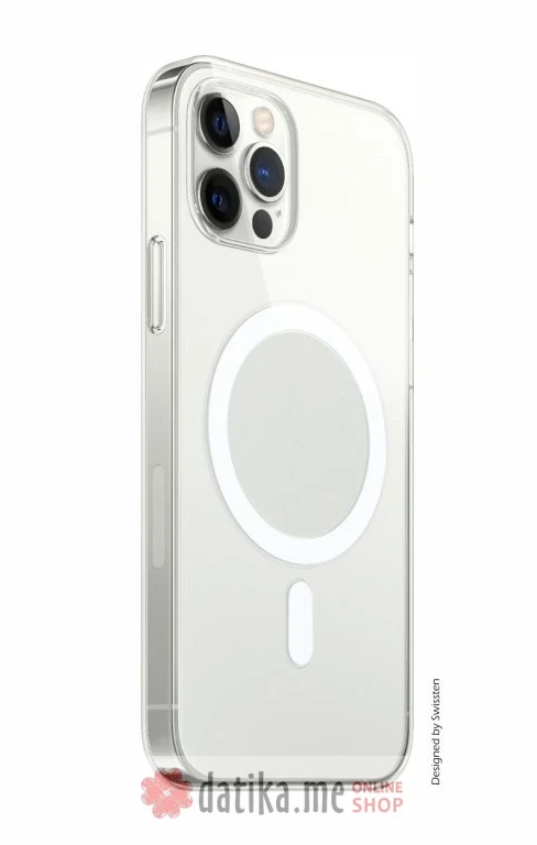 Swissten Case clear jelly MagStick for Iphone 16, transparent