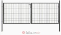 Emix Garden Vrata dvok 200x50x4mm 100x300cm (kvadratni stub),pocinčana