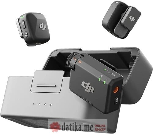 DJI Mic Mini (2 TX + 1 RX + Charging Case) - Ultralight Wireless Microphone System