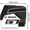 Bosch GCL 2-50 C Laser za linije + BT 150 Stativ в Черногории