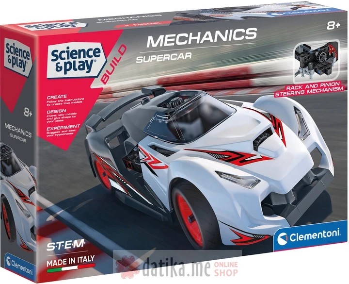 Clementoni Igracka science Mehanicka laboratorija auto trkacko в Черногории