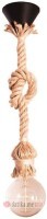 INART LAMPA LUMINAIRE ROPE BRAON 8Χ8Χ85cm