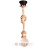 INART LAMPA LUMINAIRE ROPE BRAON 8Χ8Χ85cm