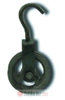 MAURER Koturača sa kukom 120mm