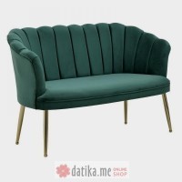 INART DVOSJED VELVET TAMNO ZELENI 130X72X82/44