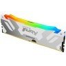 Kingston FURY Renegade RGB White DIMM DDR5 16GB 6400MT/s, KF564C32RWA-16  в Черногории