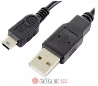 Forever Cable USB - miniUSB 1,0 m 1A black bulk
