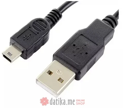 Forever Cable USB - miniUSB 1,0 m 1A black bulk в Черногории