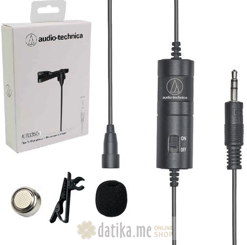 Audio-Technica ATR3350x Visesmjerni lavalier mikrofon
