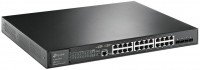 TP-Link JetStream 24-Port Gigabit and 4-Port 10GE SFP+ L2+ Managed Switch with 24-Port PoE+, TL-SG3428XMP