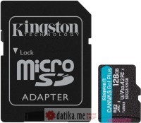 KINGSTON Micro SDXC 128GB Canvas Go! Plus C10 + SD Adapter