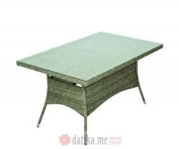 Green Bay STO ZA RUCAVANJE OD RATANA SIVI 150 × 90 × 75 cm