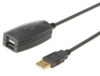 E-GREEN Kabl sa pojačivačem USB A - USB A M/F 5m