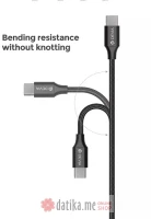 Devia EC308 cable Gracious USB - USB-C 2,0 m 2,1A black