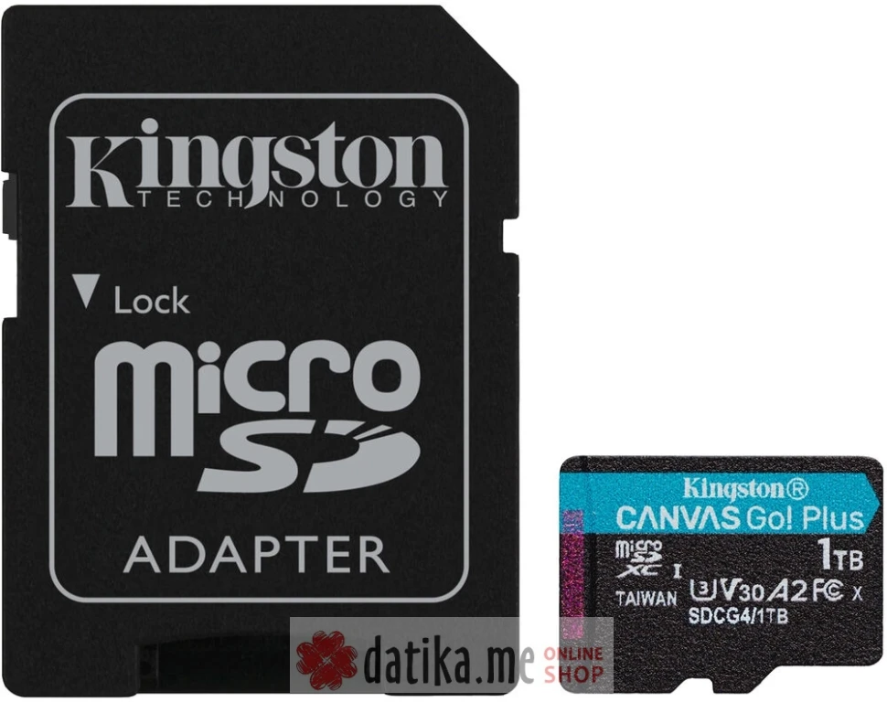 KINGSTON Micro SDXC 1TB Canvas Go! Plus C10 + SD Adapter