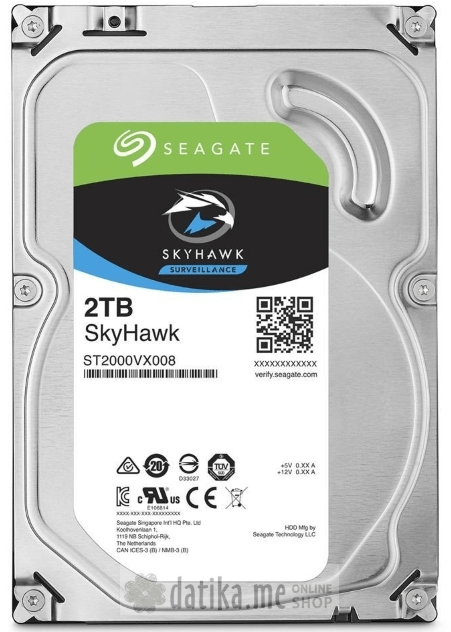 Seagate ST2000VX008 ​SkyHawk Surveillance ​2TB