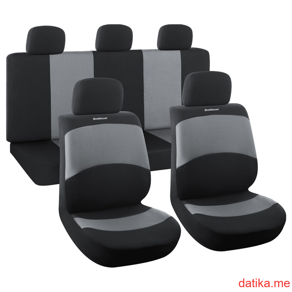 BorMann BWC3300 Navlake za siceve automobila crne/sive Seat 