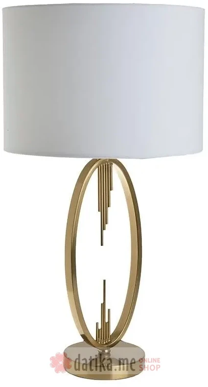 INART LAMPA METAL TABLE LUMINAIRE GOLD/WHITE 33X60cm в Черногории