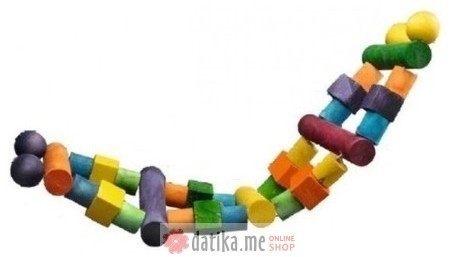 Beeztees IGRACKA ZA PAPAGAJE DRVENA LJULJASKA 64X18 в Черногории