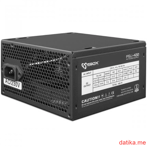 Sbox PSU-400W ATX в Черногории