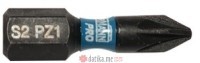 Bormann BHT3650 Bit nastavci udarni S2 PZ1 krstasti 1/4" 25mm 2kom 