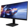 HP X34 34" WQHD (3440 x 1440) IPS 1ms 165Hz 21:9 Gaming Monitor, 2V7W6AA