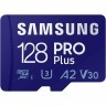 SAMSUNG PRO Plus microSD Memory Card with adapter, 128GB 
