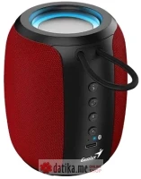 Genius SP-915BT Prenosni bluetooth zvucnik, Crveni
