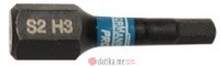 Bormann BHT3672 Bit nastavci udarni S2 3mm IMBUS 1/4" 25mm 2kom 