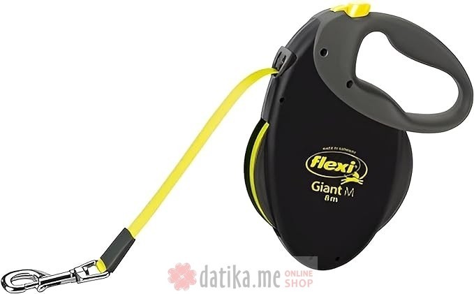 Flexi Povodac Giant Medium Tape 8M Black 