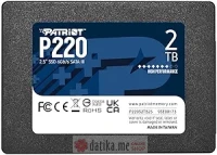 Patriot SSD 2TB 2.5" 7mm P220 (r/w: 550/500 MBs)