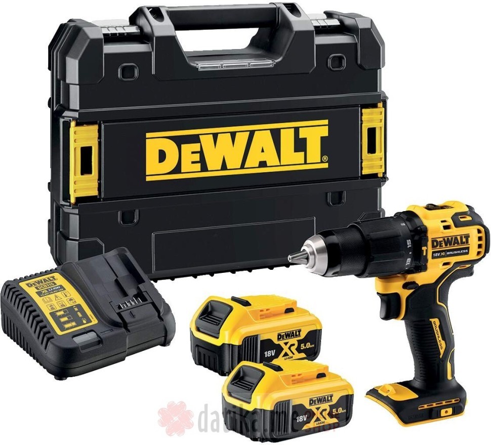 DeWALT Akum. udarna bušilica DCD709P2T-QW 18V u TSTAK kutiji DeWalt