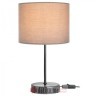 PAKKETO LAMPA Table lamp PWL-1183 Ε27 anthracite-silver D22x36.5cm в Черногории
