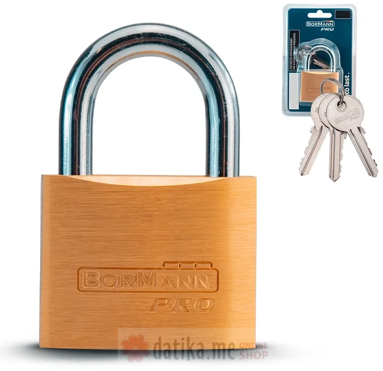 Katanac mesingani 70mm sa 3 ključa Bormann BLK1008 в Черногории
