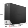 SEAGATE External HDD One Touch Desktop HUB 10TB USB-C/USB 3.0