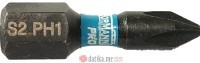 Bormann BHT3600  Bit nastavci udarni S2 PH1 krstasti 1/4" 25mm 2kom 
