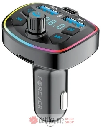 Forever TR-360 FM transmitter Bluetooth Black в Черногории