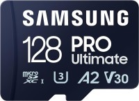SAMSUNG PRO Ultimate microSD Memory Card + Adapter, 128GB microSDXC,