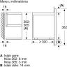 Bosch BFL7221B1 Ugradna mikrotalasna rerna, 21l