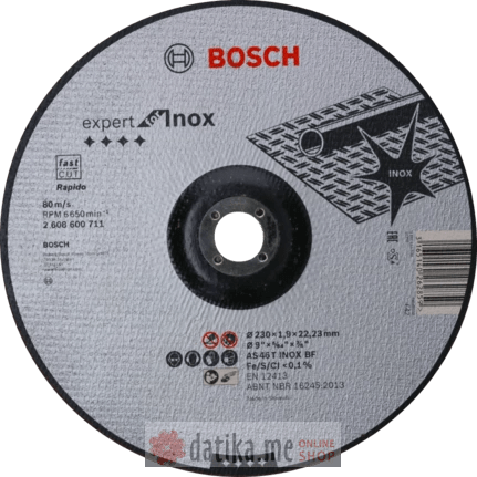 Bosch AS46T Expert ispupcena Rezna ploca za inox 230x1.9mm  в Черногории