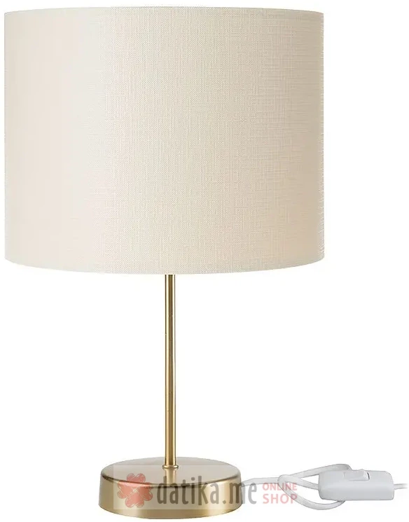 PAKKETO LAMPA Table lamp PWL-1183 Ε27 cream-golden D22x36.5cm в Черногории