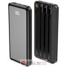 Forever power bank TB-411 ALLin1 10000 mAh with cables USB-C + Lightning + microUSB black  в Черногории