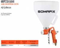 Somafix SFX3021 Pištolj za krečenje pneumatski sa diznama 4/6/8mm 4,5Lit