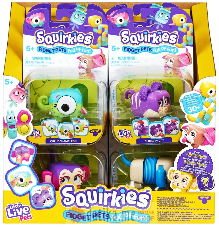 Moose Igracka Little live pet squirkies s1 fidget ljubimac