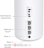 TP-Link DECO X10-4G (1-PACK) Whole Home Mesh WiFi 6 Gateway