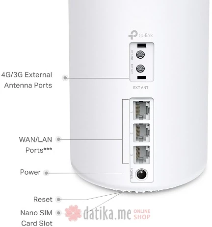 TP-Link DECO X10-4G (1-PACK) Whole Home Mesh WiFi 6 Gateway в Черногории