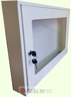TEHNOZANAT Oglasna tabla 600x400x75mm/Metal-Staklo