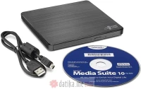 LG EXTERNAL DVDRW GP57EB40 Ulltra slim portable Black