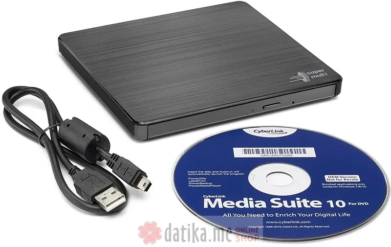 LG EXTERNAL DVDRW GP57EB40 Ulltra slim portable Black